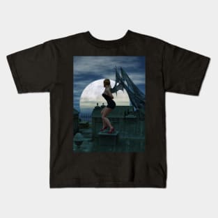 Vampire: Full Moon Rising Kids T-Shirt